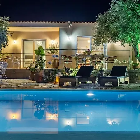 Villa Blue Heaven Pool In Olive Grove